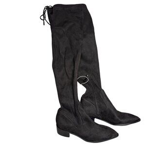 Marc Fisher Black Suede Over-the-Knee‎ Boots – Women’s Size 5.5